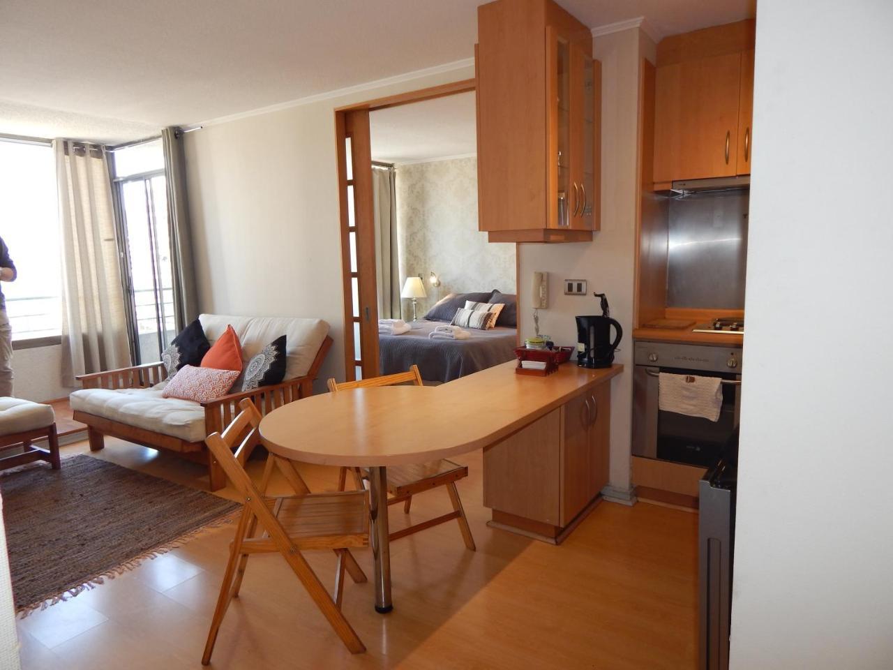 1201 Departamento Vs Centro Vina Daire Vina del Mar Dış mekan fotoğraf