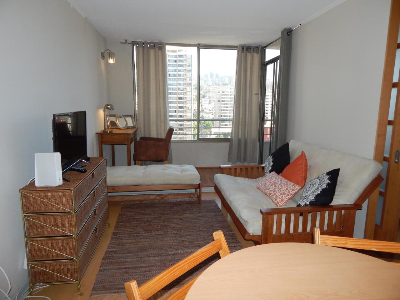 1201 Departamento Vs Centro Vina Daire Vina del Mar Dış mekan fotoğraf
